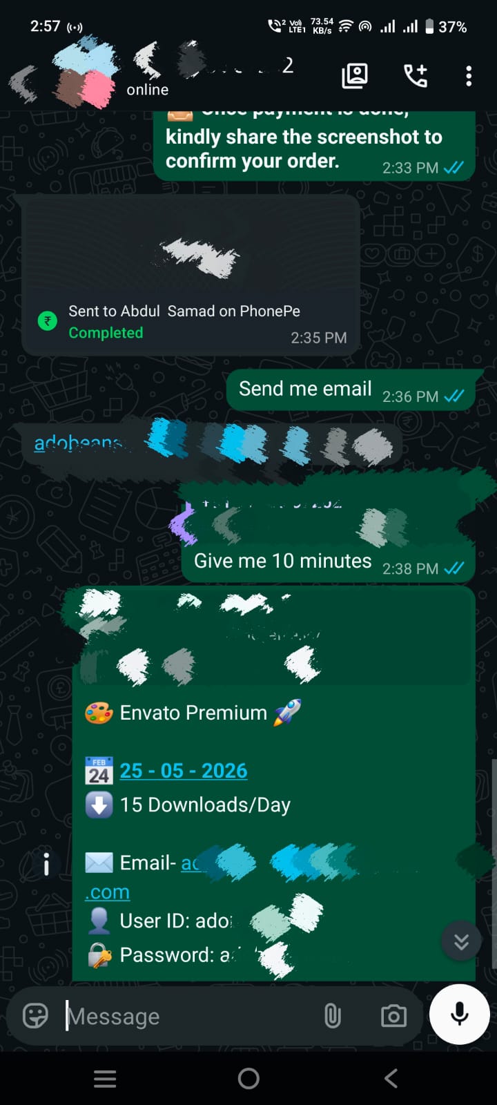 Prime Genie Group Buy designer tools subscription customer activation proof screenshot 16